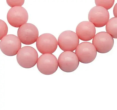 12mm Pink Natural Mashan Jade Gemstones Haute Girl Beads