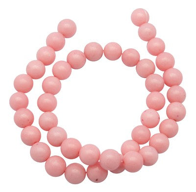 12mm Pink Natural Mashan Jade Gemstones