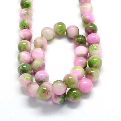 12mm SeaGreen Persian Natural Jade Round Gemstones