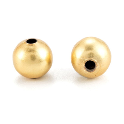 14K Gold Filled Round Spacer Beads (Waterproof, Non-Tarnish)