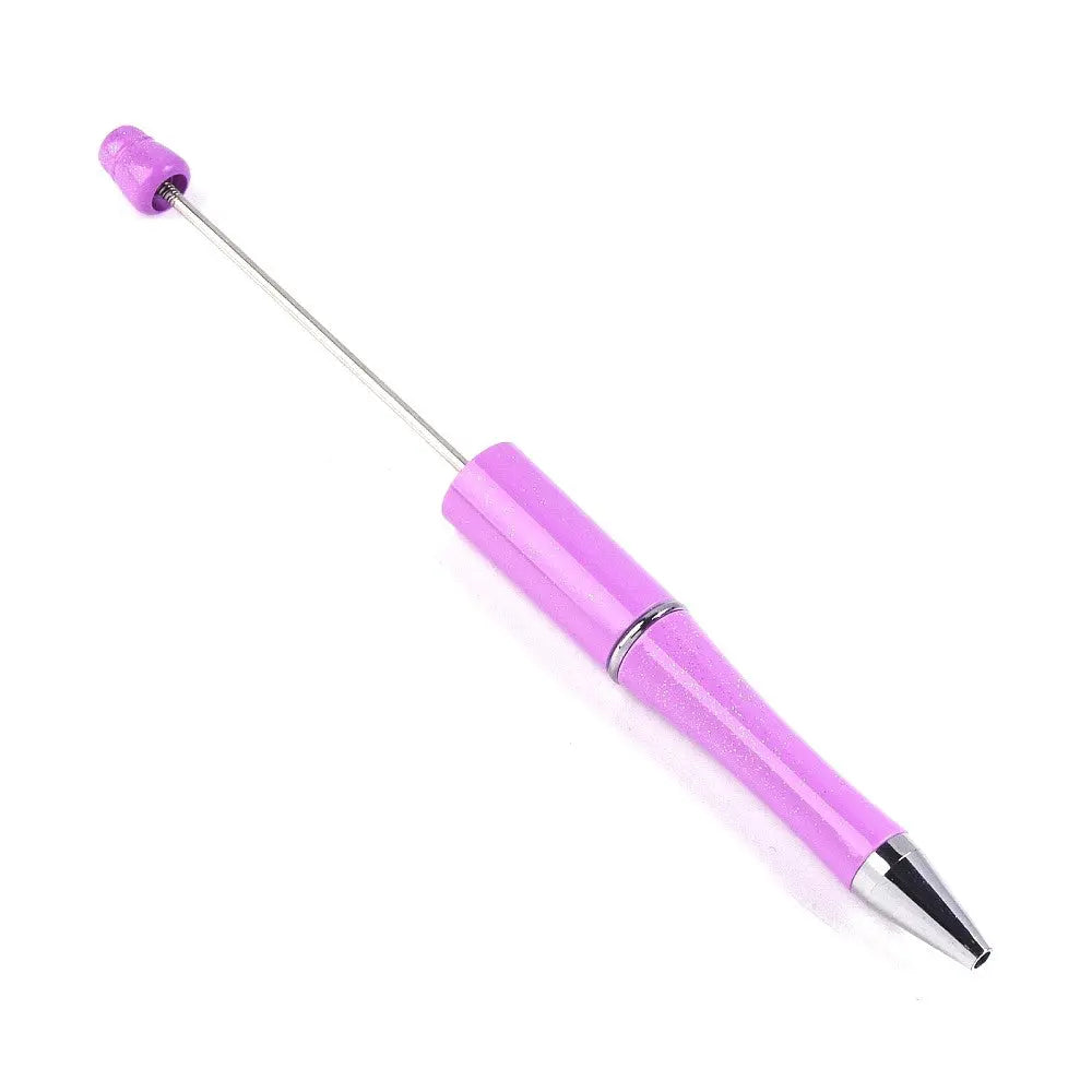 Beadable Pen, Plastic Ball-Point Pen, for DIY Haute Girl Beads