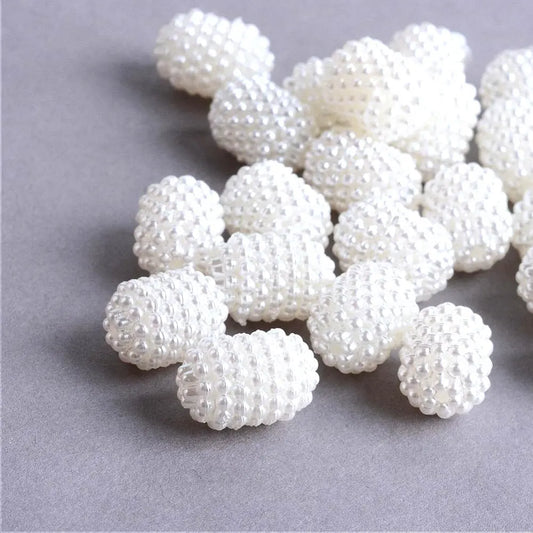 Acrylic Imitation Pearl Berry Beads