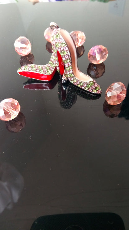 Crystal Couture Charms™ Red Bottom Stiletto Charms, Non-Tarnish, No Fade