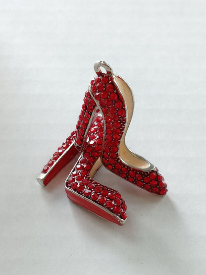 Crystal Couture Charms™ Red Bottom Stiletto Charms, Non-Tarnish, No Fade