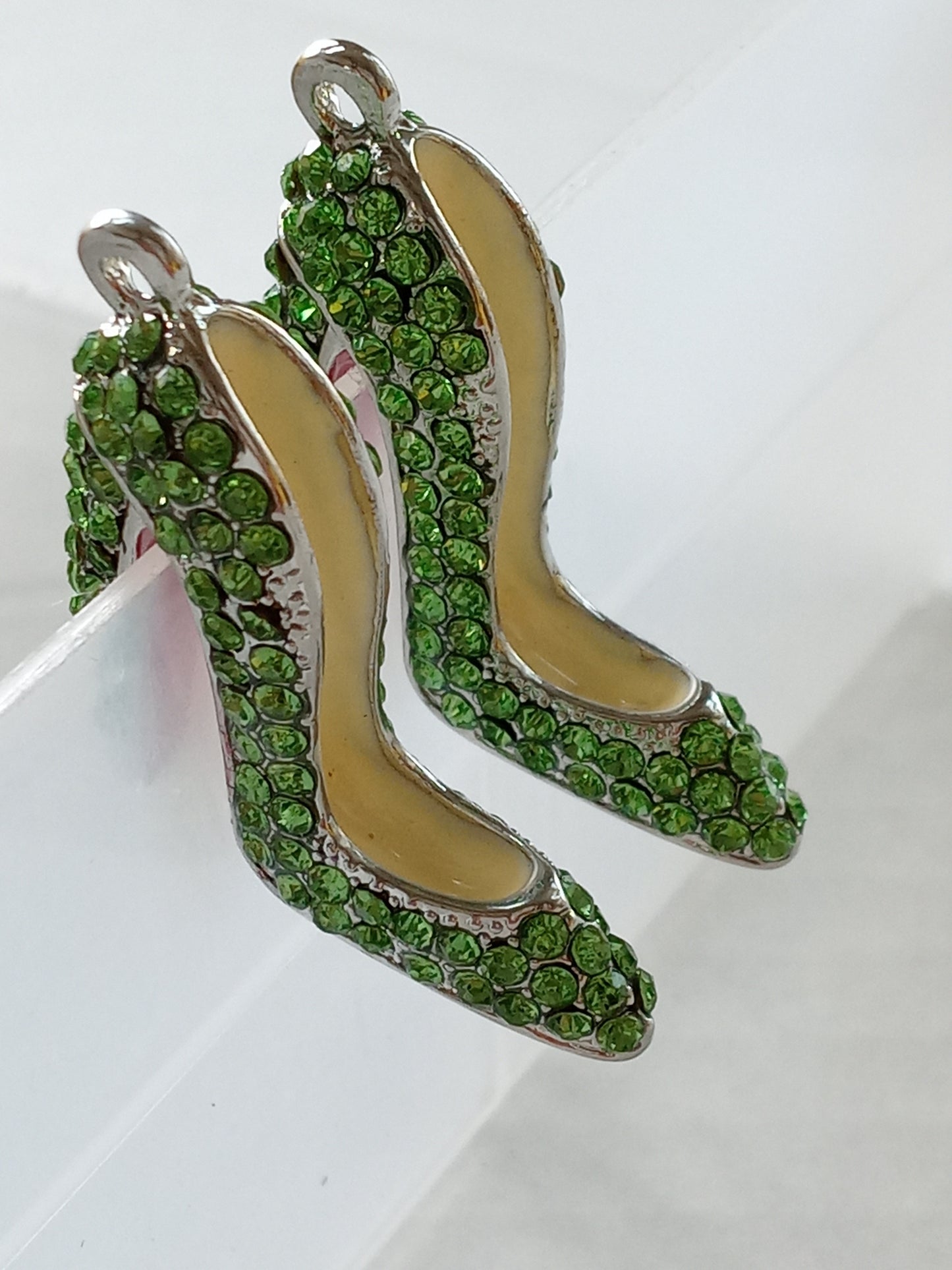 Crystal Couture Charms™ Red Bottom Stiletto Charms, Non-Tarnish, No Fade